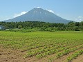 Uitzicht op Mt. Yotei, actieve vulkaan 