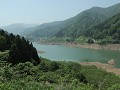 Asahigassan stuwmeer, aan Gassan dam