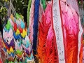 Kyoto, Fushimi Inari Shrine, papieren linten