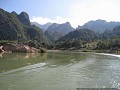 uitzicht tijdens de boottocht op de Nam Ou rivier