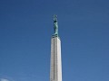 Milda, het vrijheidsbeeld van Riga
