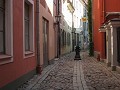 Riga - historisch stadscentrum, straatbeeld
