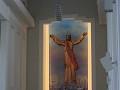 Kaunas, interieur moderne Christi gedenkkerk