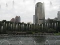 fonteinen achter Petronas Twin Towers
