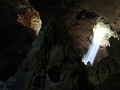 Niah grotten - ook hier dringen de zonnestralen bi