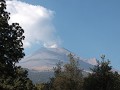 vulkaan Popocatépetl - uitzicht onderweg naar bene