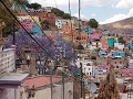 Guanajuato, kleurrijke bewoning op de hellingen