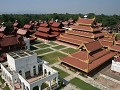 Mandalay palace & fort : zicht van op de uitkijkto