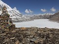 dag 10, bevroren Tilicho lake 4919 m hoog