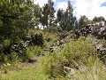 Raqchi Parque Arqueologico, wandelpad op de heuvel
