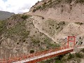 Yanque, brug over de Colca Canyon aan de Tumbas Sh
