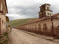 Pampamarca dorp, doorgaande weg