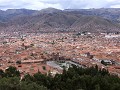 Cusco, Saqsaywaman - uitzicht op de stad Cusco