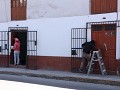 Cajamarca, na de carnavalverf gaan de schilders aa