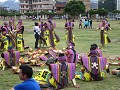 Cajamarca, carnaval dag 3, wachten voor vertrek na