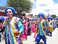 Cajamarca, carnaval dag 2, ambiance in de straten