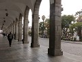 Arequipa, Plaza de Armas met zijn bogengaanderijen