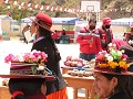 Ichuña, 14-daags lokaal marktje, verse bloemen op 