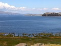 Pomata, uitzicht op het Titicaca meer
