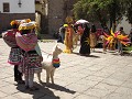 Cusco - fotoshoot op stadspleintje