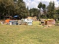 Cusco, camping Quinta Lala, Manga tussen de verlat