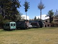 Cusco, camping Quinta Lala, verlaten campers tijde