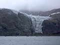 South Georgia, Gold Harbour, hangende Bertrab glet