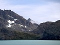 South Georgia, Drygalski fjord, we varen de fjord 
