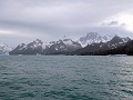 South Georgia, Cooper Sound naar Drygalski fjord  
