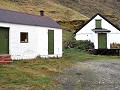South Georgia, Grytviken, in het dorp  
