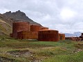South Georgia, Grytviken, voormalig walvisstation 