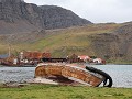 South Georgia, Grytviken, voormalig walvisstation 