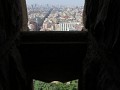 zicht van boven in de toren van Sagrada Familia - 