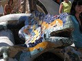 Park Guëll, met werken van Gaudi