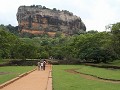de indrukwekkende rots Sigiriya