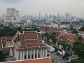 zicht op Bangkok vanop de Golden Mount