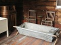 Kasilof museum, opvouwbare badkuip