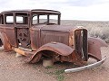Petrified Forest NP - oude Route 66 met Studebaker