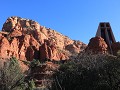 Sedona, Red Rock area, aan Chapel of the Holy Cros