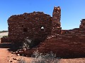 Wupatki NM, Lomaki & Box Canyon ruïnes