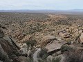 uitzicht op Teutonia Peak, Mojave National Preserv