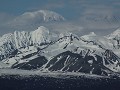 uitzicht op Alaska range van Denali Highway