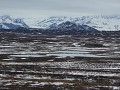 Denali Highway, bevroren meren op de hoogvlakte