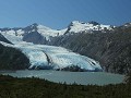 Portage meer en gletsjer