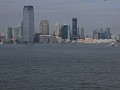 New York City - skyline vanop Staten Island Ferry