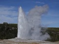 Yellowstone NP - Old Faithful Geyser in actie