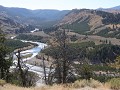 Yellowstone NP - Lamar River Valley, uitzicht lang