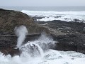 blowhole aan Cape Perpetua - Spouting Horn en Cook