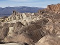 Death Valley, uitzicht aan Zabriskie Point