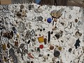 Death Valley, Rhyolite Ghost Town, mozaïek in de t
